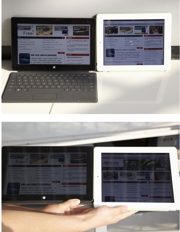 Surface RT与新iPad，到底谁的显示效果更好