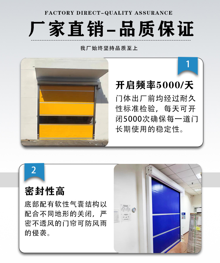 快速卷帘门快卷门pvc电自动感应升降门无尘车间透明工业厂快速门(图4)