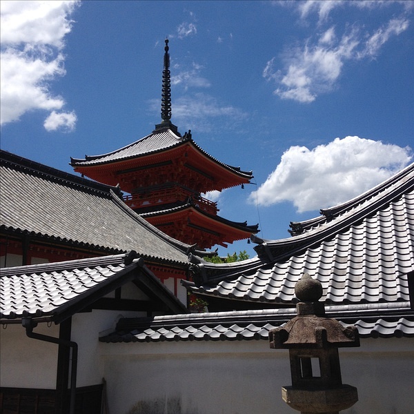 京都清水寺的一角