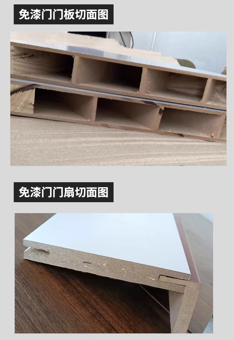 现货室内门卧室门套装门实木复合家用房间门免漆门生态门碳晶安装(图8)