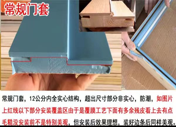 木门室内门实木复合免漆门环保简约房间门轻奢欧式白色卧室门家用(图8)