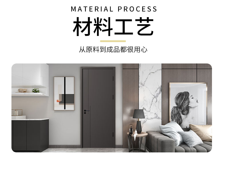 欧派木门烤漆门极简卧室门套装门卧室门室内门卧室门实木门复合门(图10)