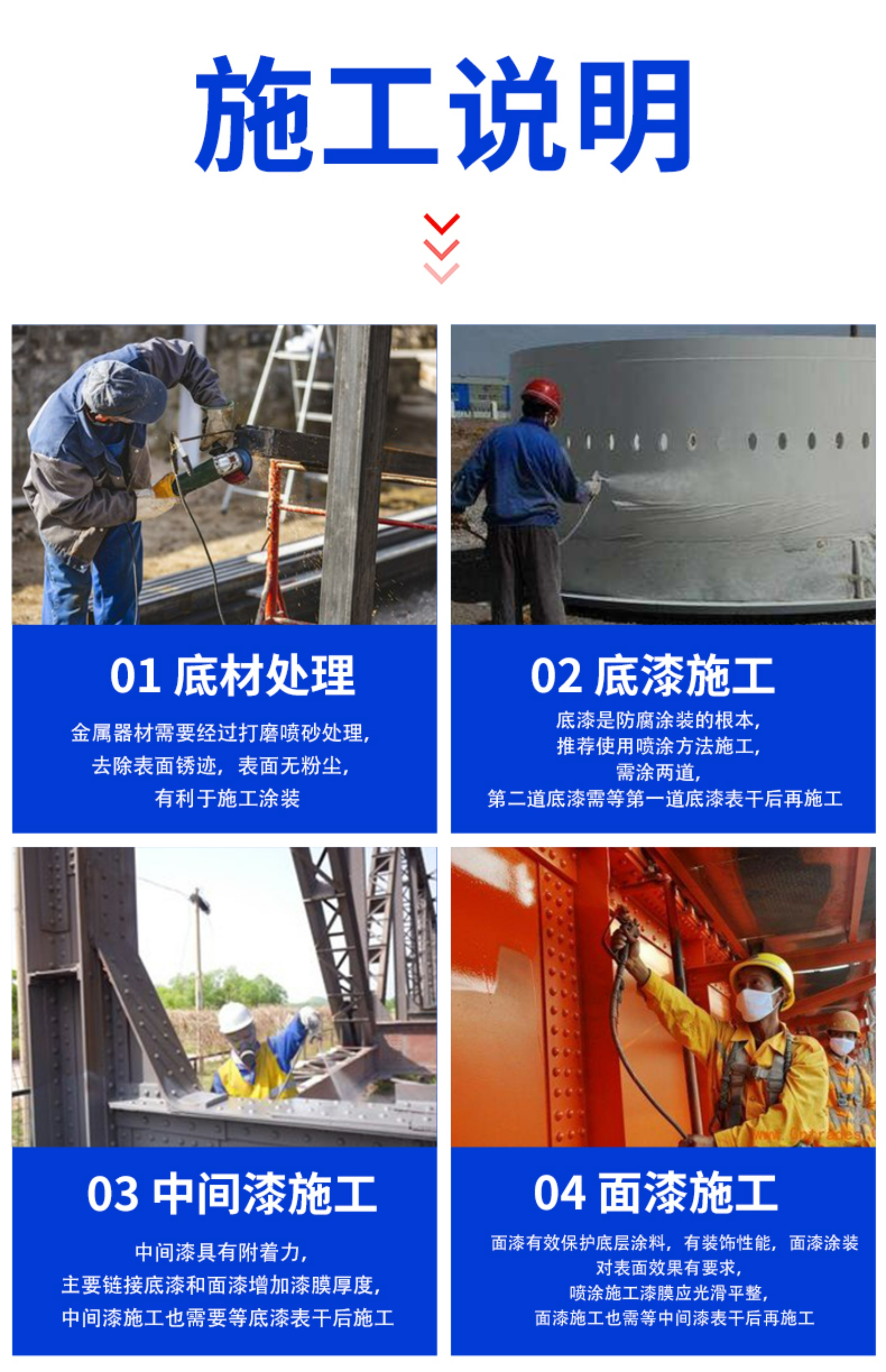 船舶专用防腐漆耐酸碱金属漆铁船底防锈漆船甲板氯化橡胶面漆(图24)