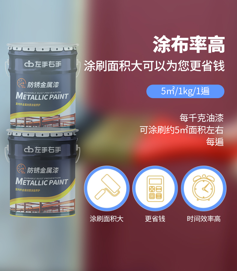 机械设备漆金属防锈漆防腐工厂机床车厢翻新钢结构工业漆丙烯酸漆(图15)