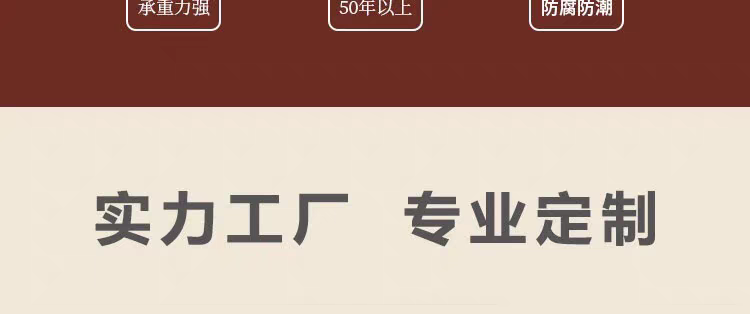 新中式原木双开大门入户木门实木别墅门庭院门农村自建房进户大门(图6)