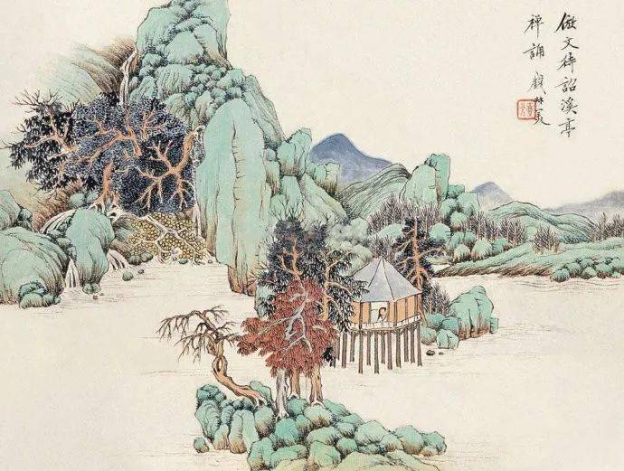 浅谈 中国画的构图法则(4)_中国画构图的三个法则_中国画构图的三个基本原则