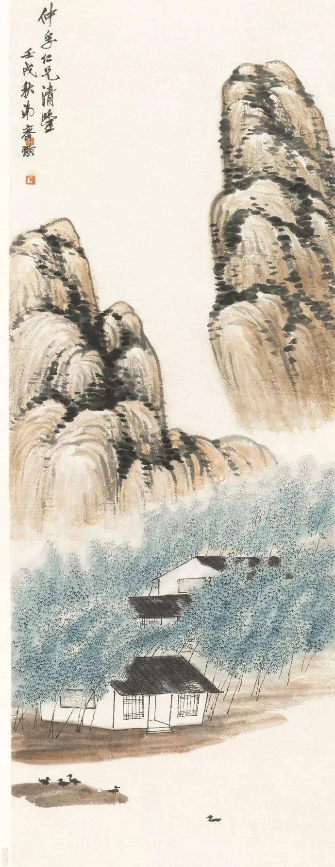 浅谈 中国画的构图法则(4)_构图在我国国画画论中叫什么_构图在中国画中称作什么