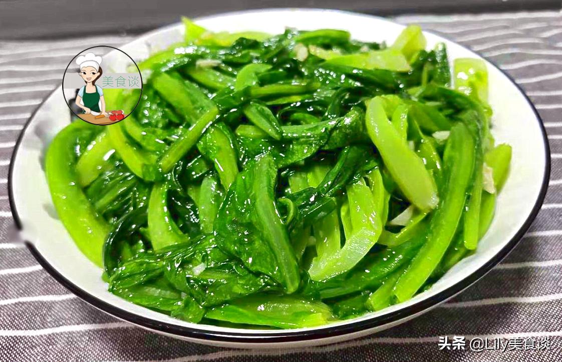 蒜泥油麦菜图_蒜泥油麦菜的做法窍门_蒜泥油麦菜热量高吗