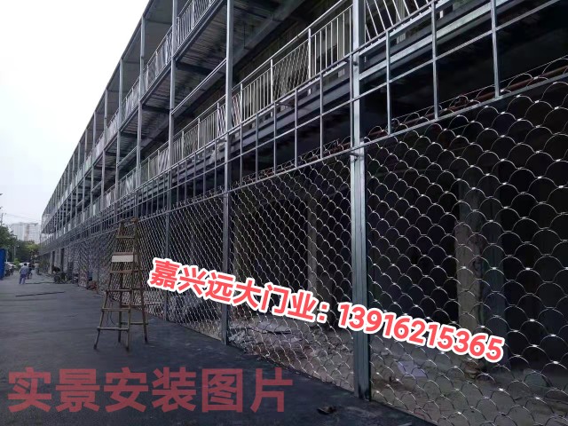 浙江嘉兴伸缩门海宁桐乡电动伸缩门嘉善不锈钢伸缩门平湖伸缩门(图5)