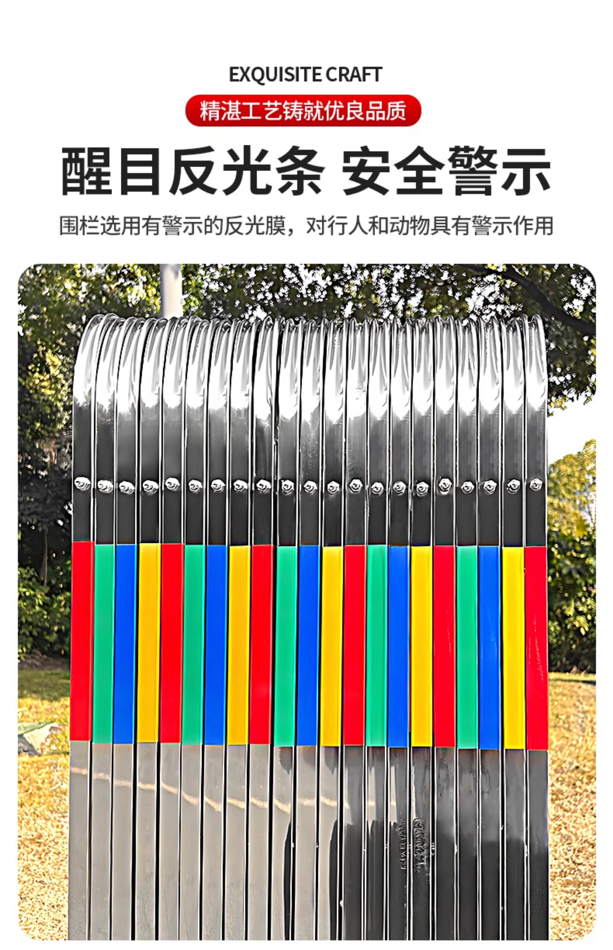 不锈钢手动伸缩门围栏护栏简易折叠门幼儿园大门户外可移动推拉门(图5)