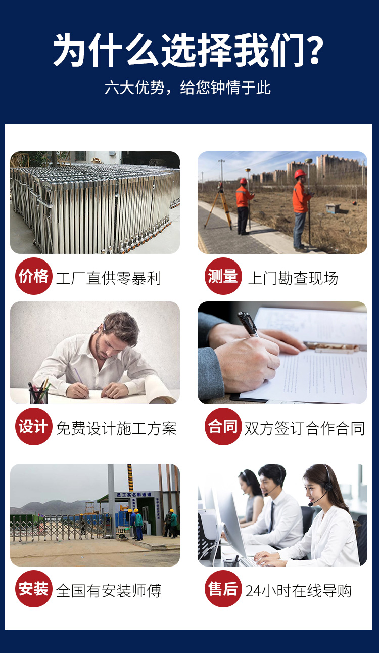 不锈钢封板电动伸缩门封闭遮挡围墙工地工厂印广告自动收缩门大门(图20)