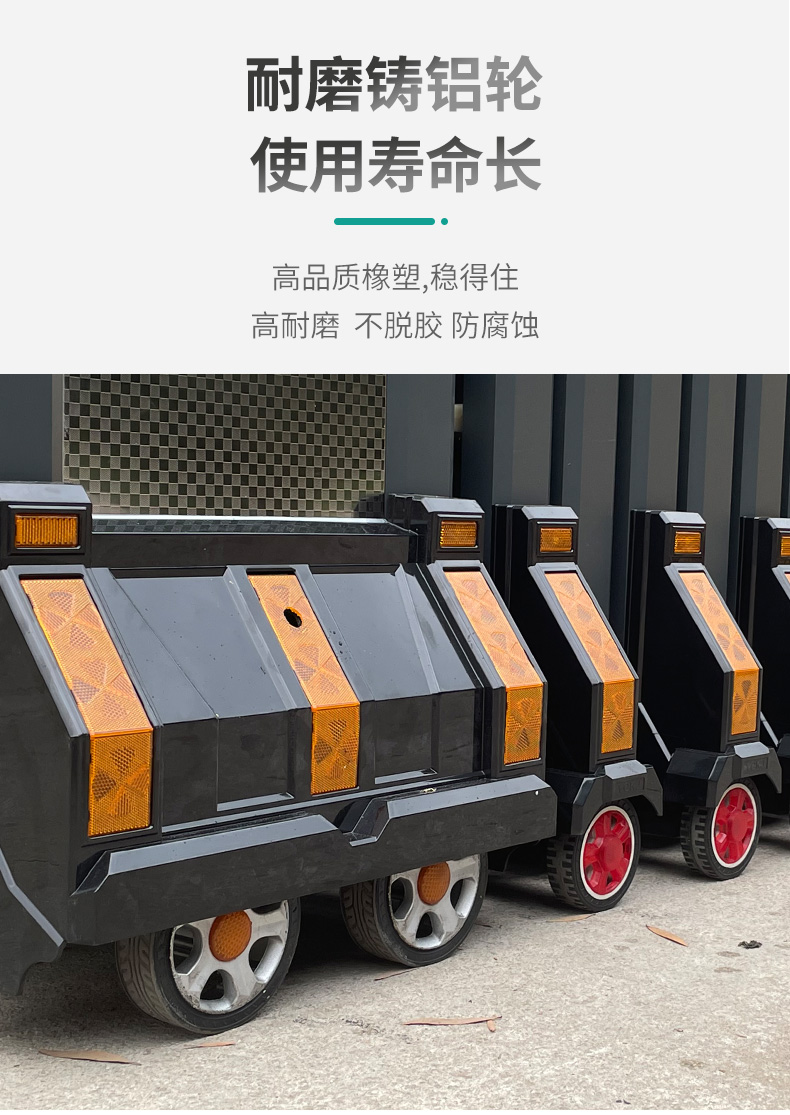 丙高铝合金电动伸缩门小区工厂围墙电动大门收缩门遥控自动拉伸门(图10)