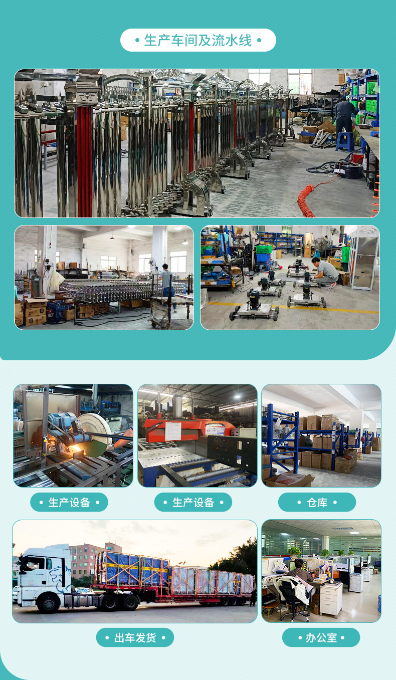 智能电动伸缩门不锈钢工地学校工厂无轨遥控推拉门折叠分段平移门(图14)