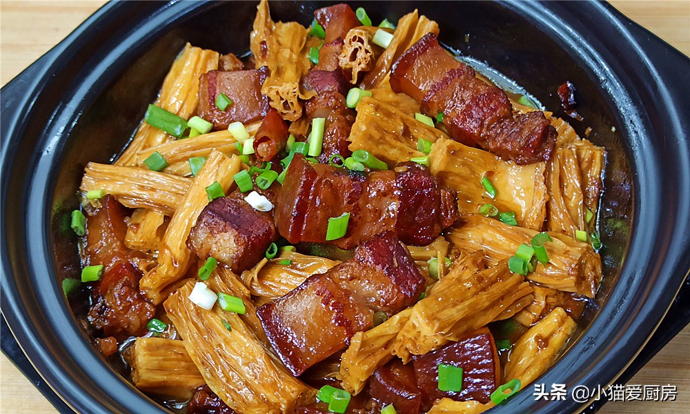 烧肉腐竹的家常做法_烧肉腐竹卤揪片图片_腐竹烧肉
