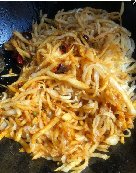 干白萝卜丝炒肉丝的做法