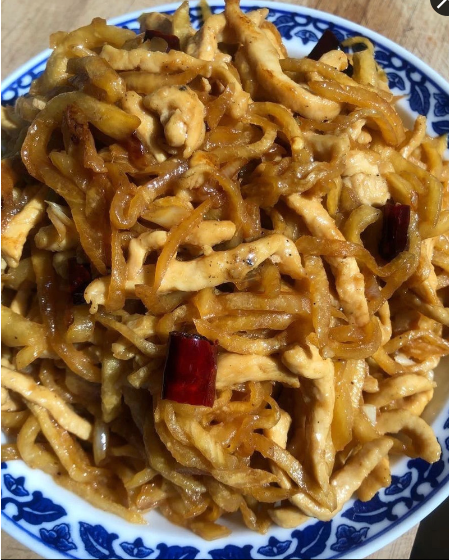 干白萝卜丝炒肉丝的做法