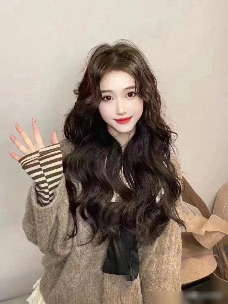 女士长发烫发图片_长发女士烫发图片大全_长发女烫发型图片