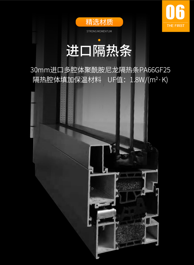 苏州旭卡斯断桥铝合金门窗封阳台落地隔音推拉玻璃窗户阳光房定制(图11)