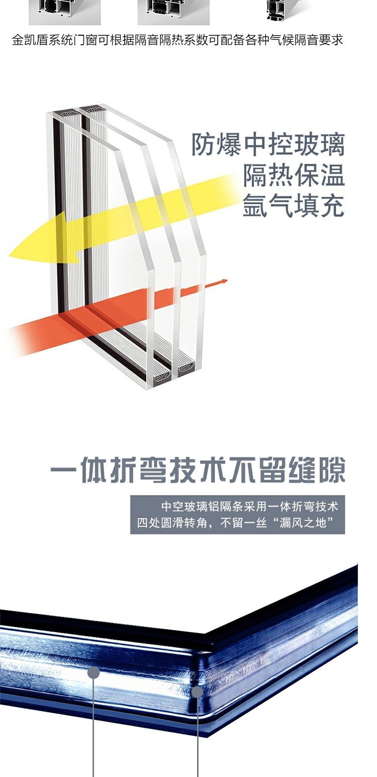 苏州断桥铝合金系统门窗封阳台露台推拉平开隔音隔热落地窗户定制(图8)