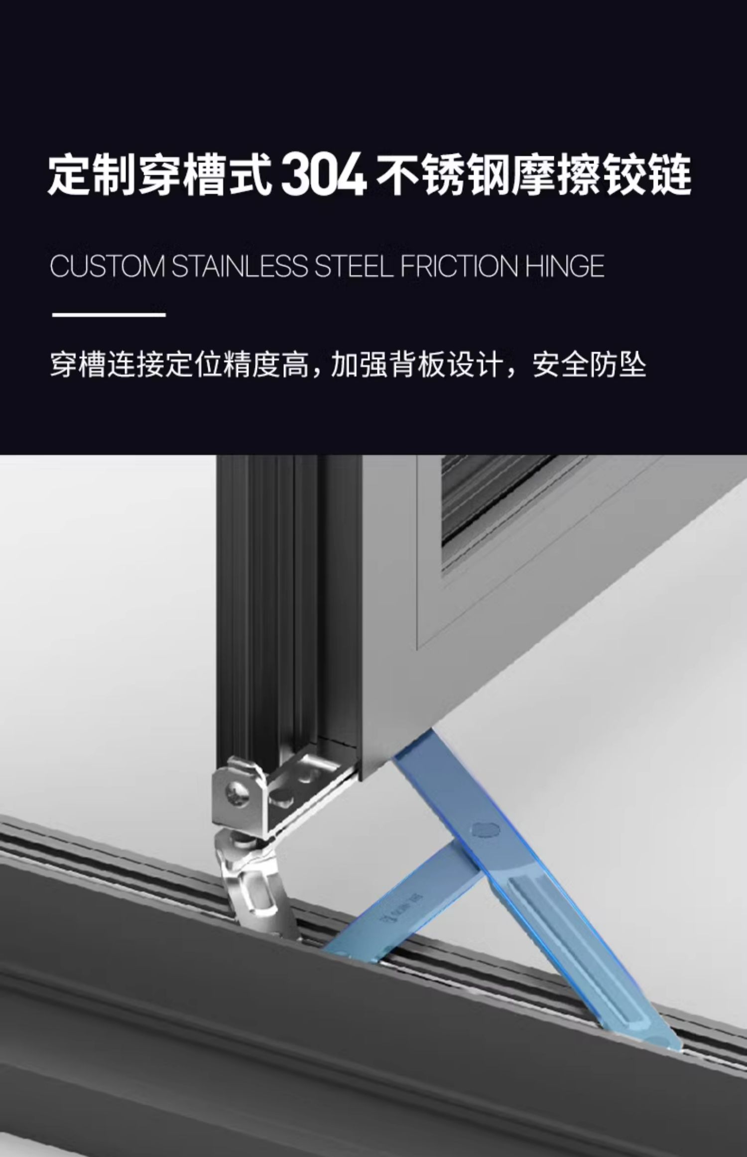 皇派系统门窗 那不勒斯115外开窗户封窗封阳台 断桥铝门窗定制(图8)