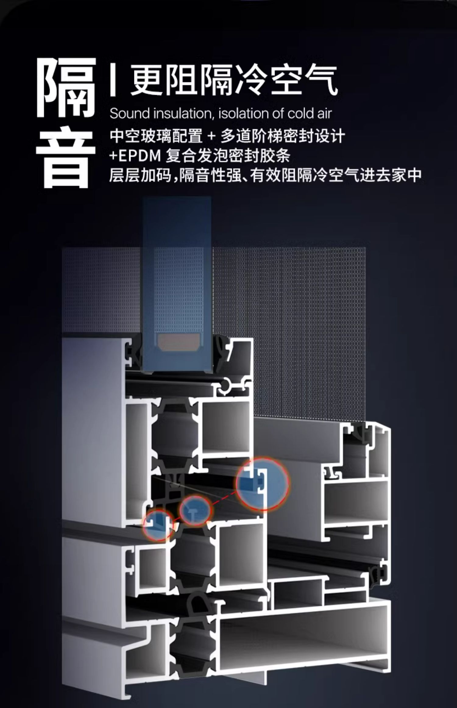 皇派系统门窗 那不勒斯115外开窗户封窗封阳台 断桥铝门窗定制(图13)
