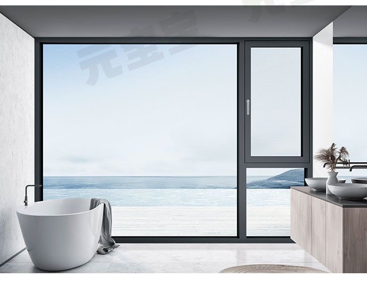 上海芜湖别墅本地定制断桥铝窗户阳台系统窗隔音平开窗农村平开窗(图13)