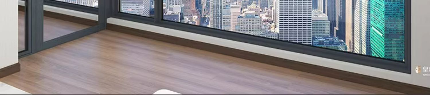 皇派断桥铝门窗封阳台 亚运100双内开平开窗 隔音窗户定制落地窗(图2)