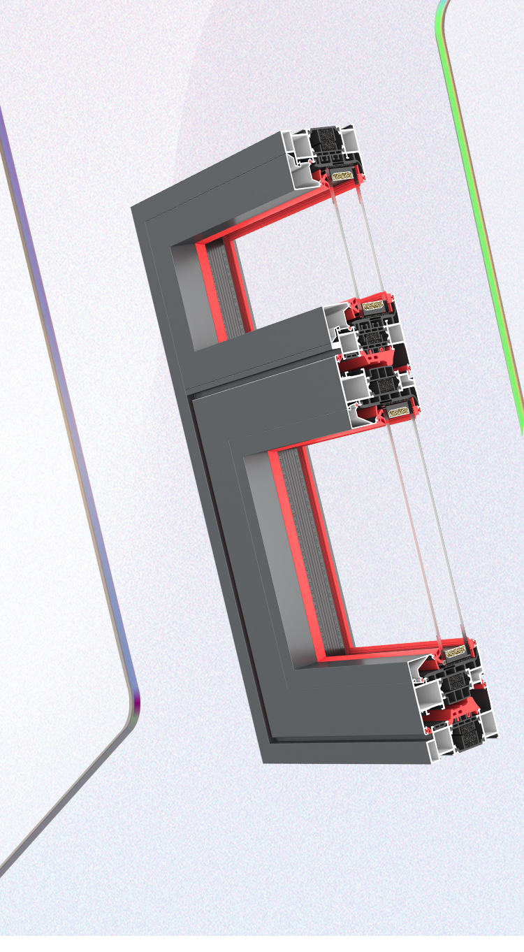 杭州断桥铝合金门窗纱一体系统窗隔音落地窗定制阳光房封阳台索梵(图5)