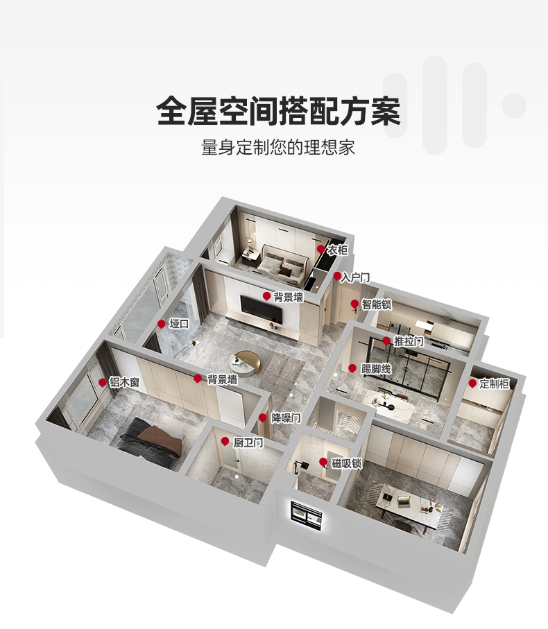 锦上宅 断桥铝门窗定制封阳台封窗系统门窗断桥铝窗户系统窗70ST(图14)