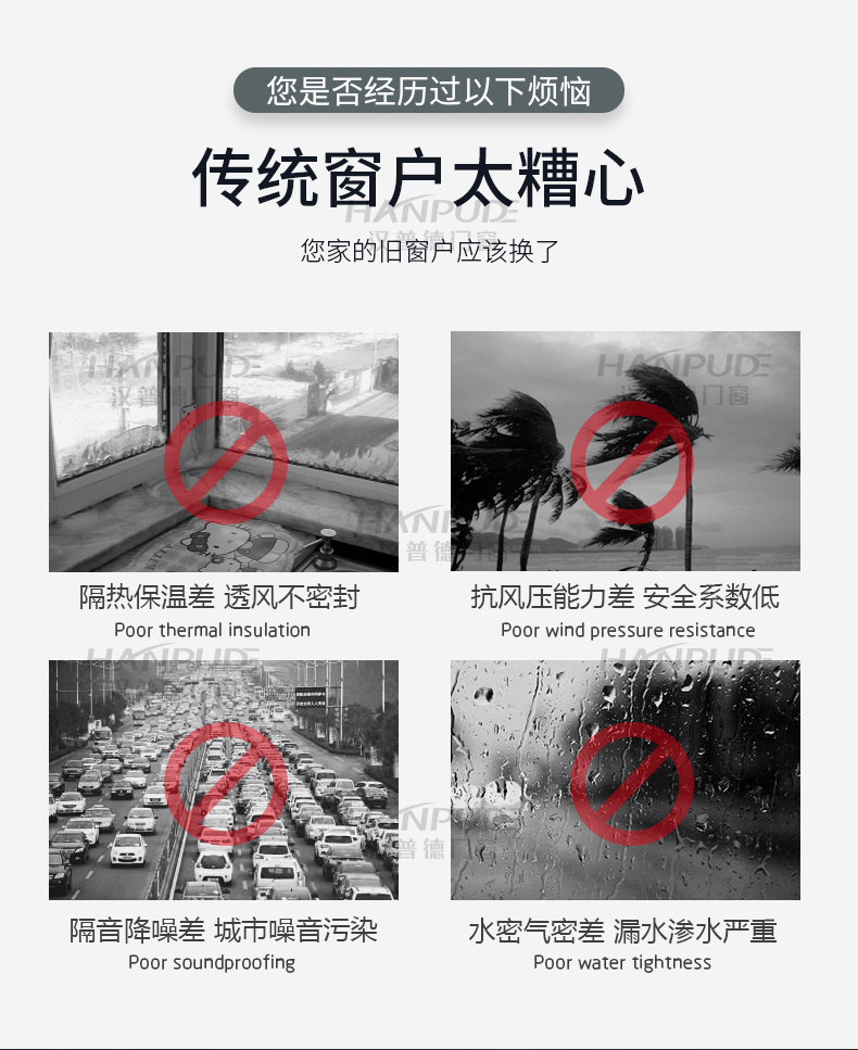 上海坚美断桥铝门窗封阳台隔音系统窗平开推拉落地铝合金窗户定制(图9)