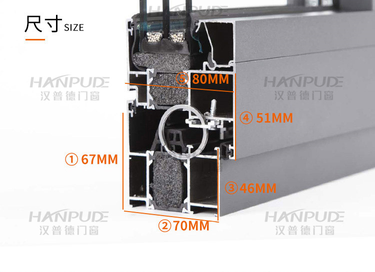 上海坚美断桥铝门窗封阳台隔音系统窗平开推拉落地铝合金窗户定制(图26)