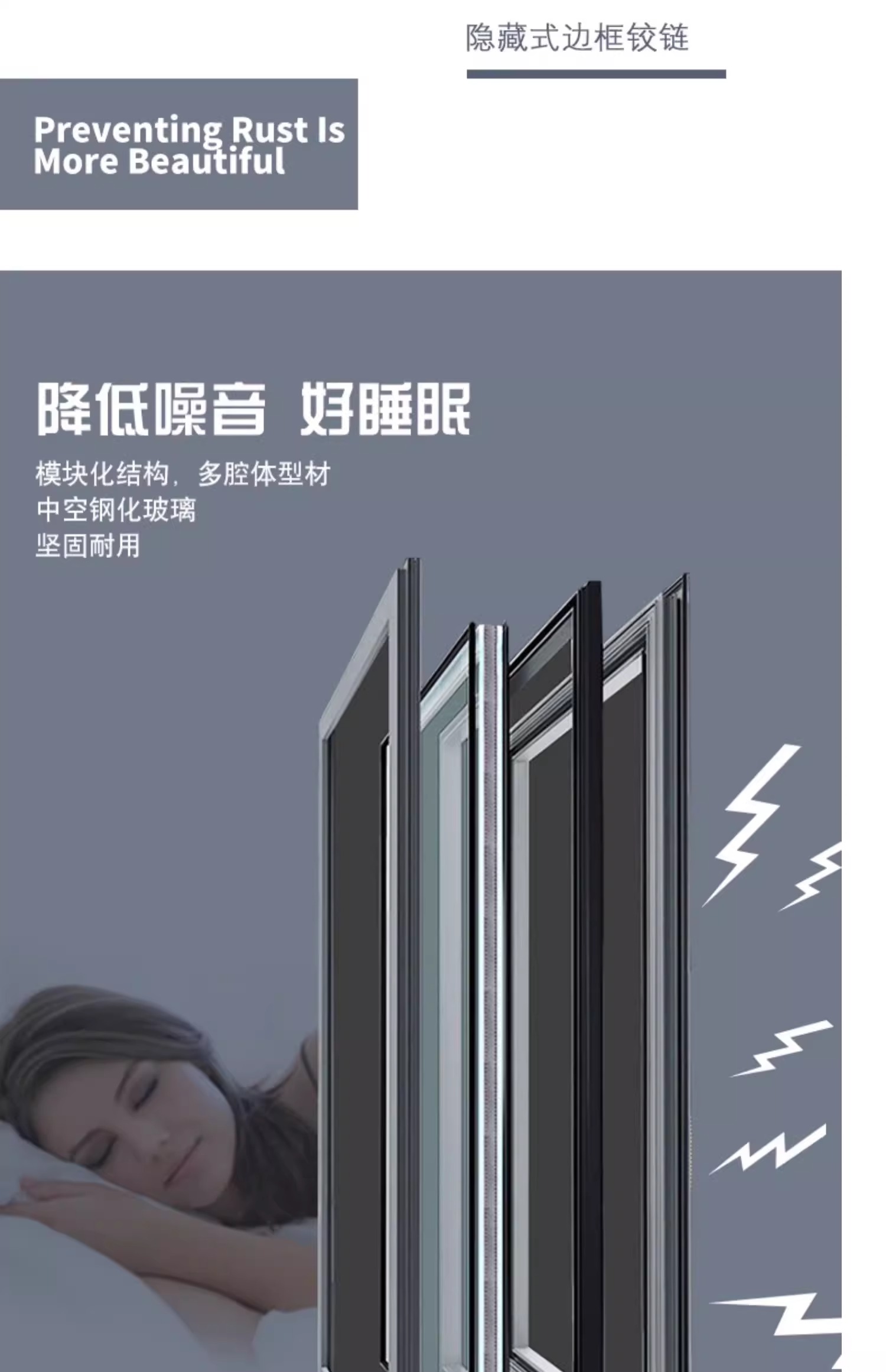 金凯盾全国断桥铝门窗系统封阳台铝合金大玻璃落地平开窗定制(图10)