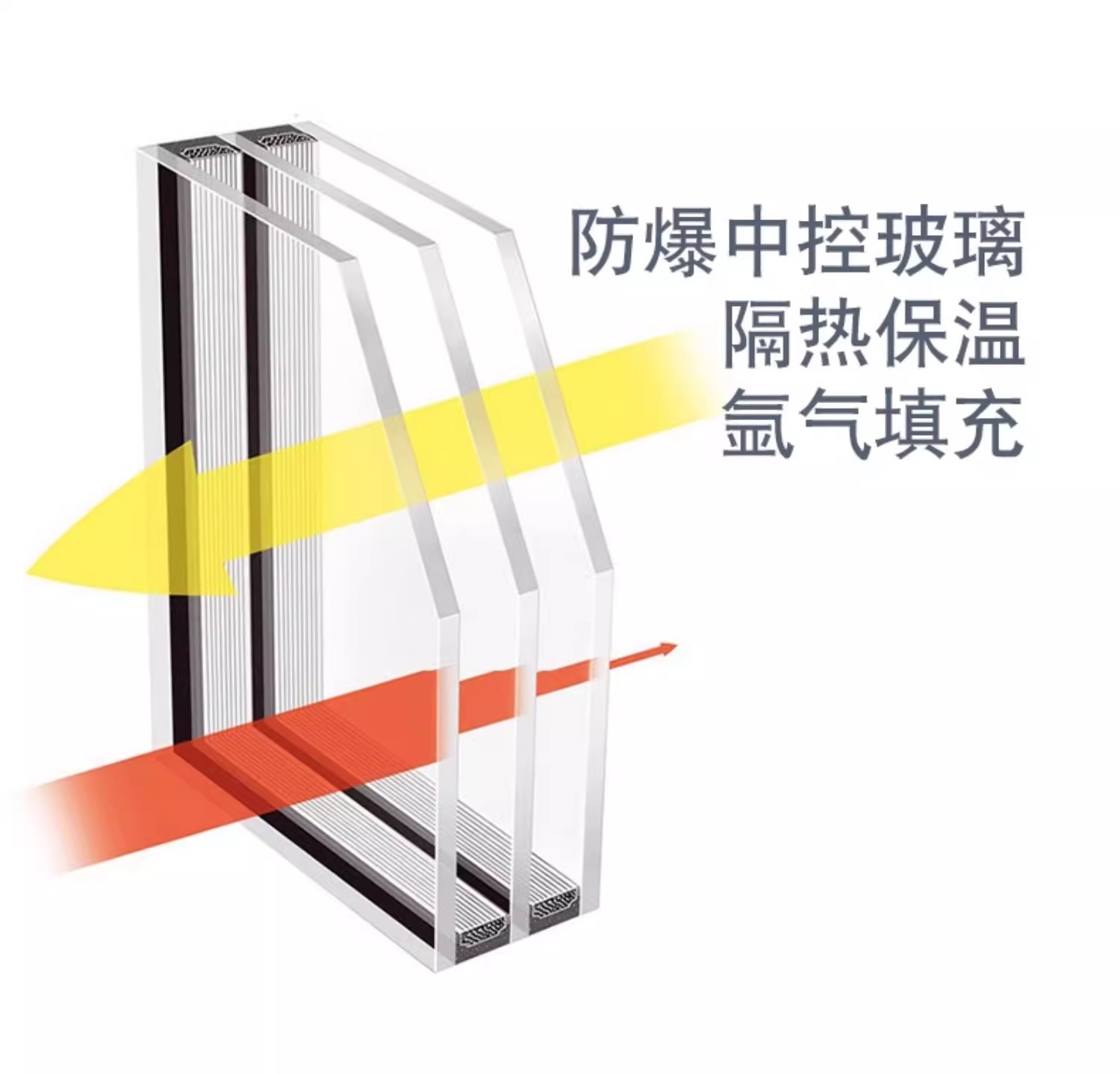 金凯盾全国断桥铝门窗系统封阳台铝合金大玻璃落地平开窗定制(图17)