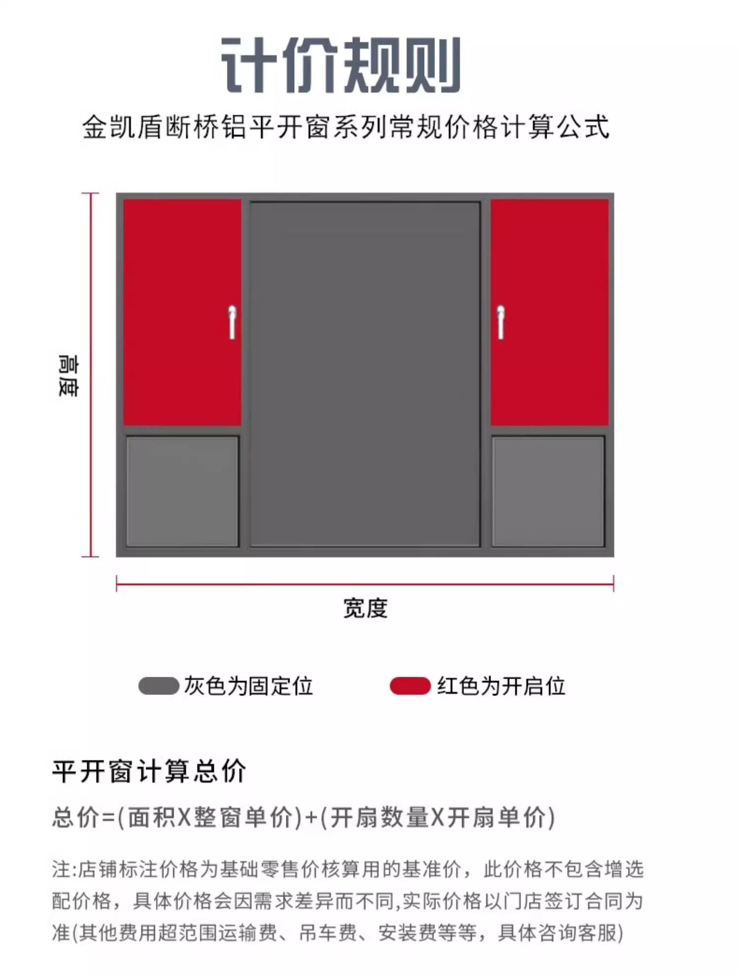 金凯盾全国断桥铝门窗系统封阳台铝合金大玻璃落地平开窗定制(图29)