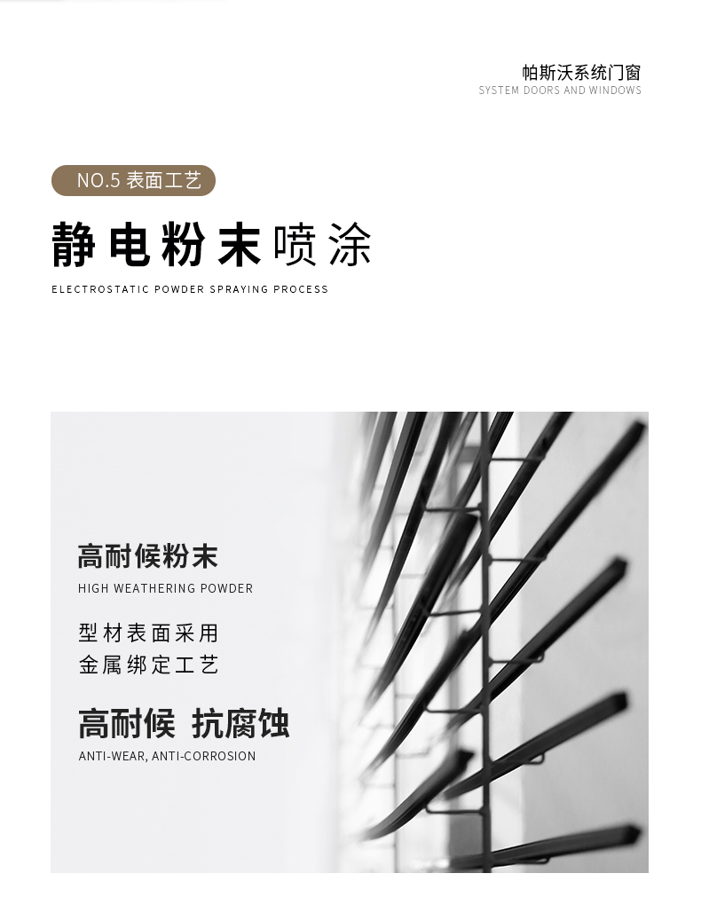 帕斯沃75断桥铝推拉窗隔音落地玻璃窗户封阳台系统门窗定制(图11)