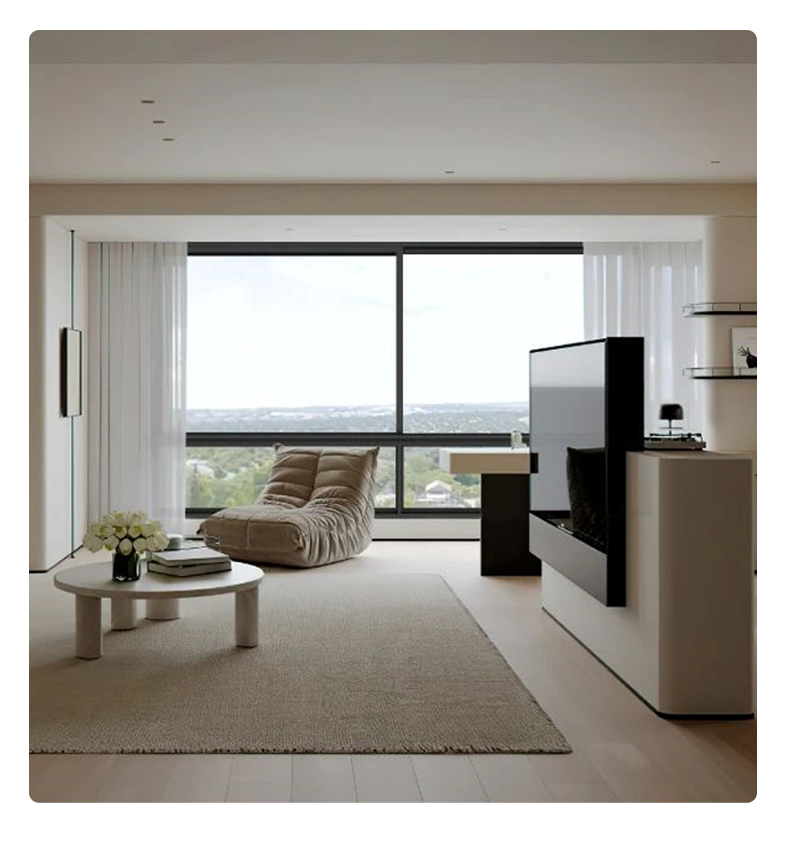 美沃 蓝色天际112推拉窗落地窗客厅卧室阳台铝合金隔音别墅落地窗(图3)