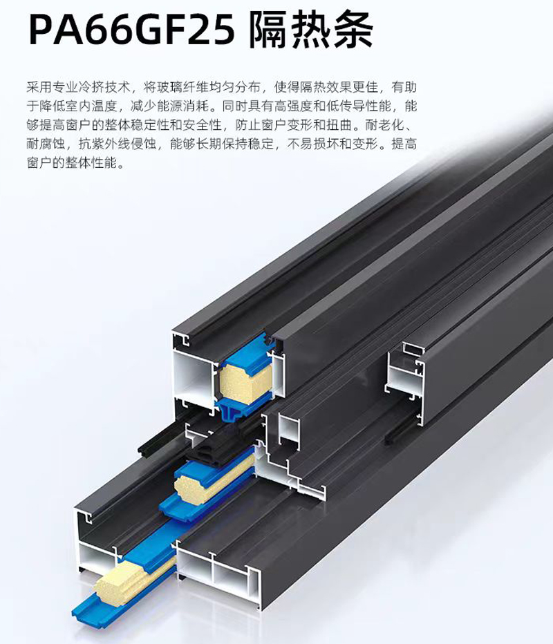 断桥铝合金漂移窗系统门窗欧派克封阳台中空玻璃推拉平移飘移窗户(图12)