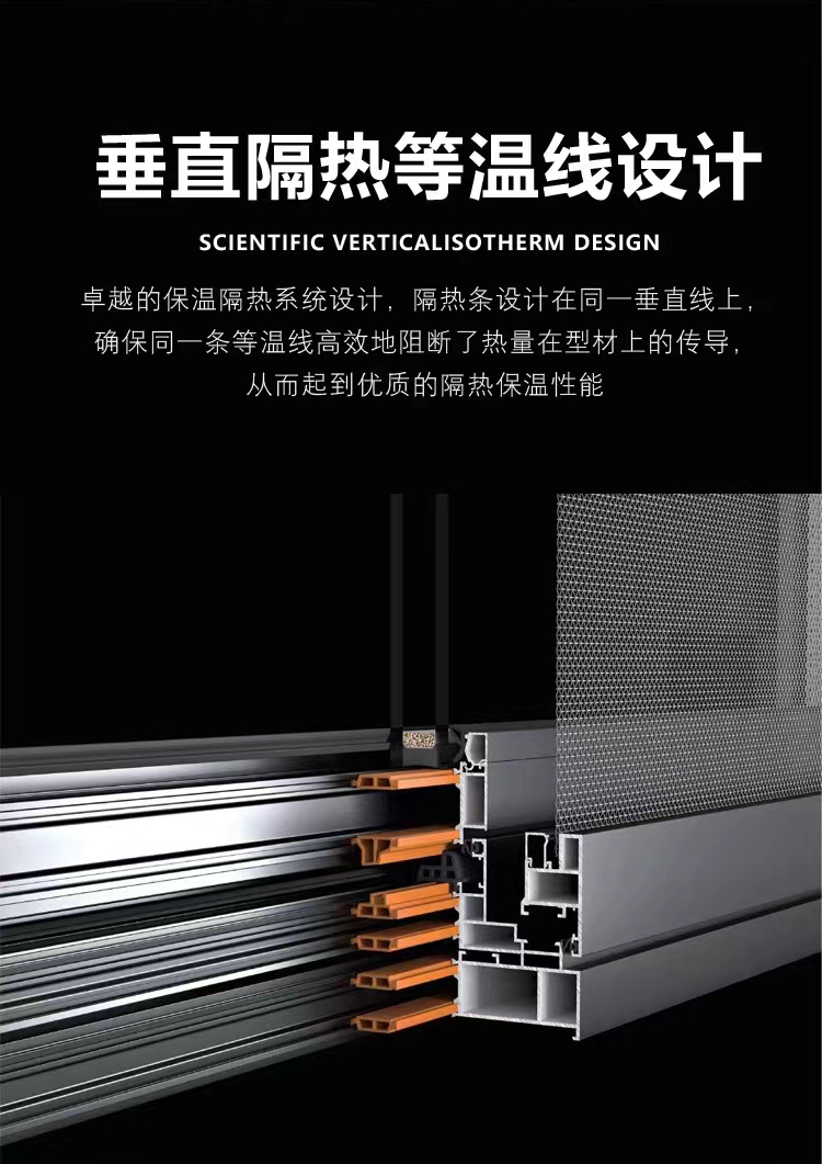断桥铝合金漂移窗系统门窗欧派克封阳台中空玻璃推拉平移飘移窗户(图14)