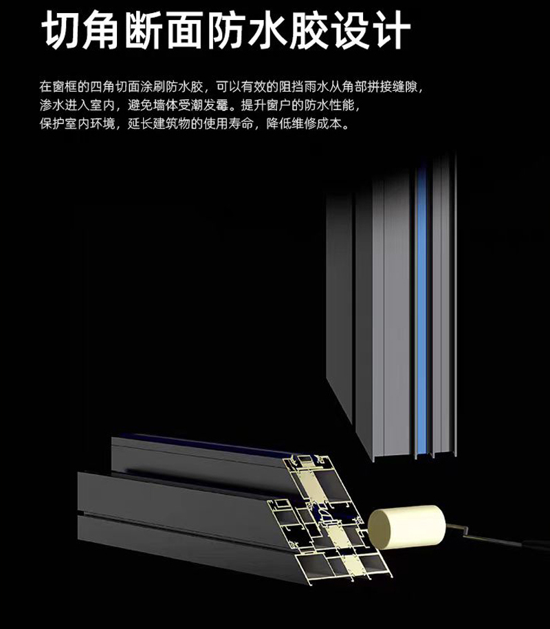 断桥铝合金漂移窗系统门窗欧派克封阳台中空玻璃推拉平移飘移窗户(图21)