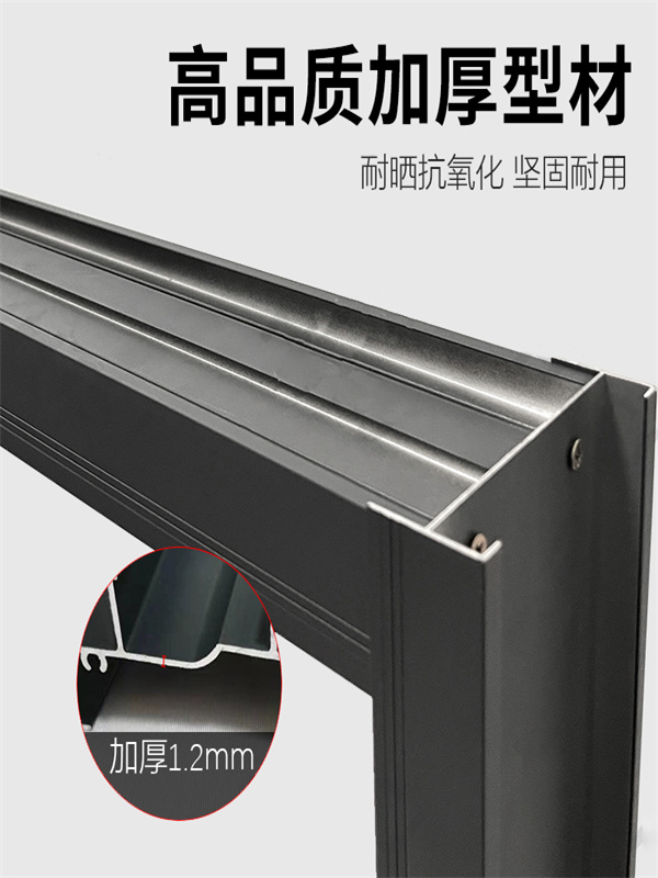 铝合金门窗定制推拉窗铝合金窗户自建房铝合金窗阳台窗定做(图4)