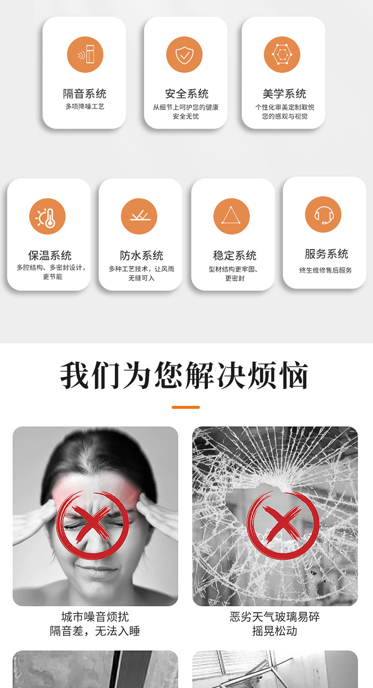 苏州上海无锡铝合金隔音窗封阳台岗亭雨棚钢结构断桥铝庭院阳光房(图3)