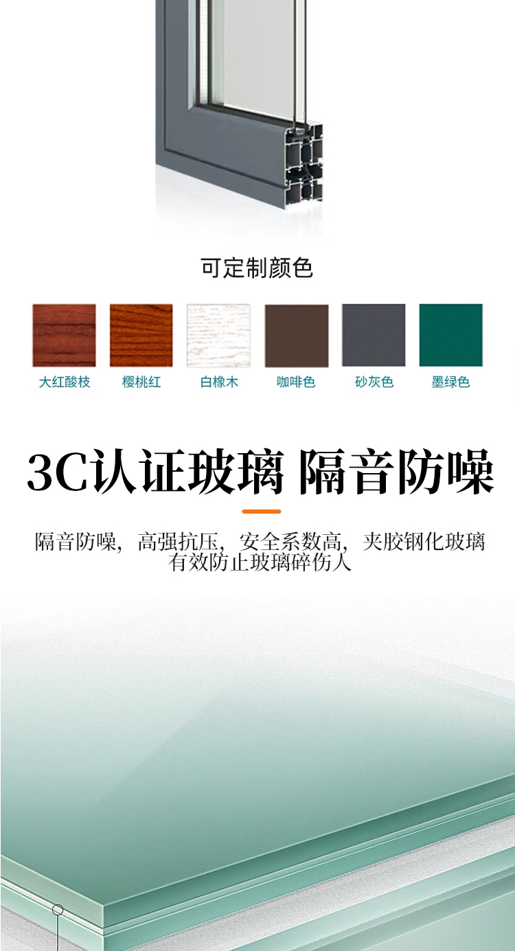 苏州上海无锡铝合金隔音窗封阳台岗亭雨棚钢结构断桥铝庭院阳光房(图7)