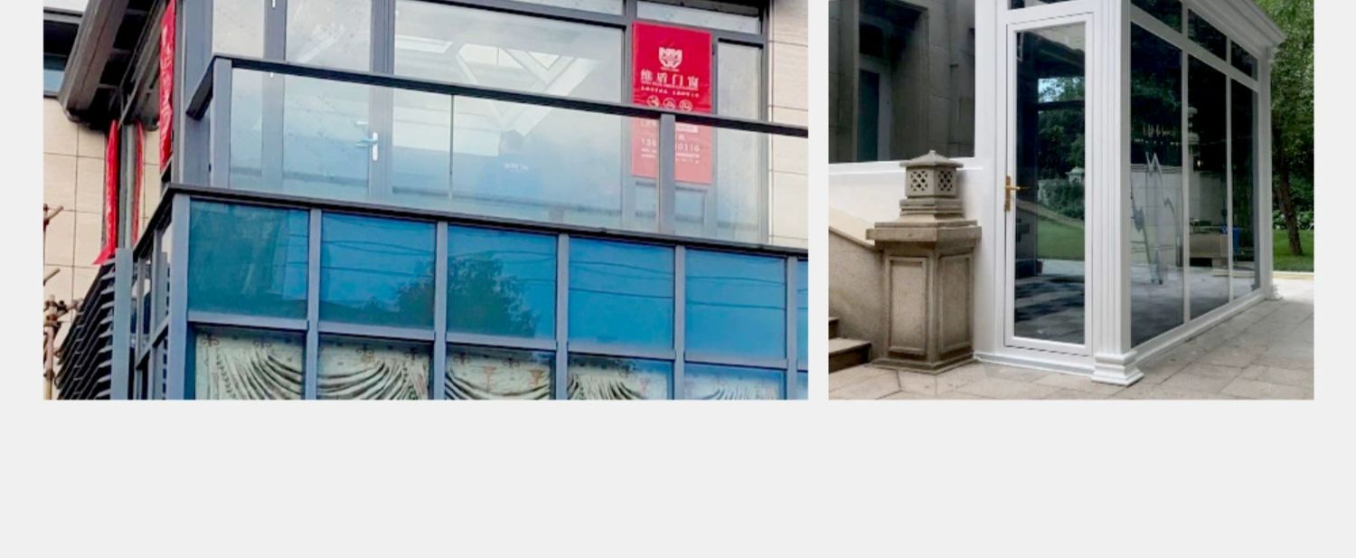 维盾钢结构钻石顶阳光房别墅玻璃房楼顶简易露台阳光房定制花园(图7)