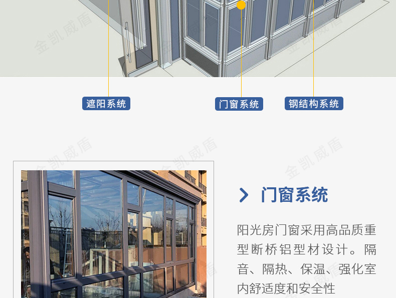 常州无锡苏州欧式阳光房露台断桥铝合金门窗封阳台别墅玻璃房定制(图22)