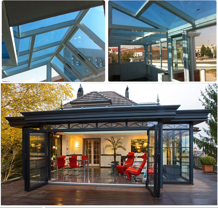 常州无锡苏州欧式阳光房露台断桥铝合金门窗封阳台别墅玻璃房定制(图46)