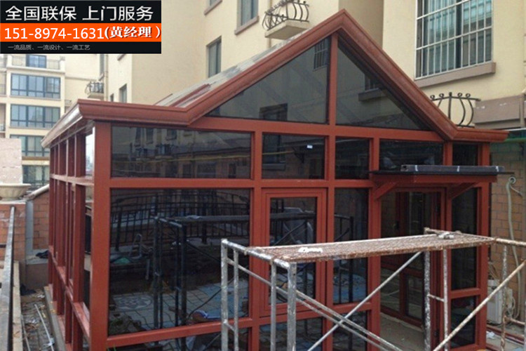 常州无锡苏州欧式阳光房露台断桥铝合金门窗封阳台别墅玻璃房定制(图55)