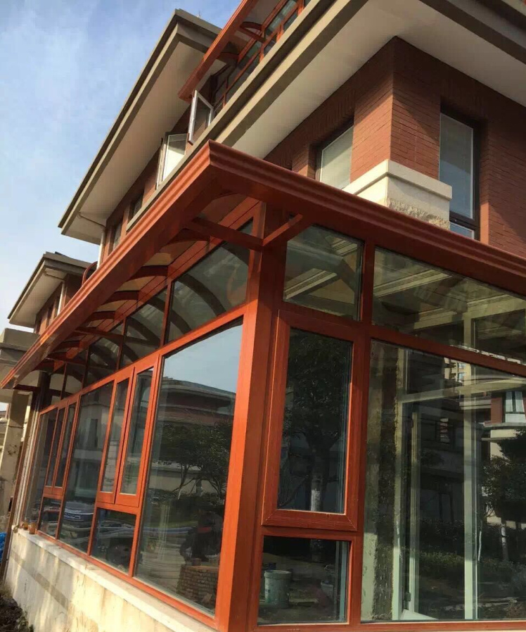 常州无锡苏州欧式阳光房露台断桥铝合金门窗封阳台别墅玻璃房定制(图66)