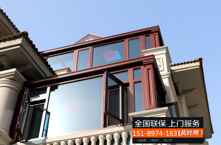 常州无锡苏州欧式阳光房露台断桥铝合金门窗封阳台别墅玻璃房定制(图78)