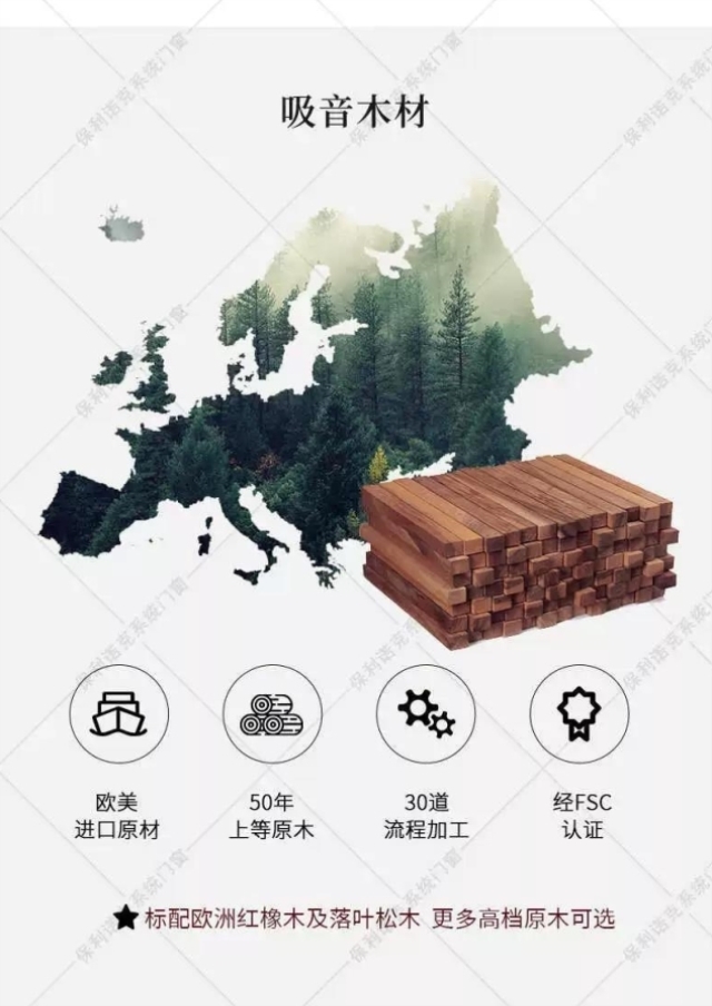 保利诺克德式铝包木阳光房断桥铝合金夹胶钢化玻璃保温隔热实木门(图6)