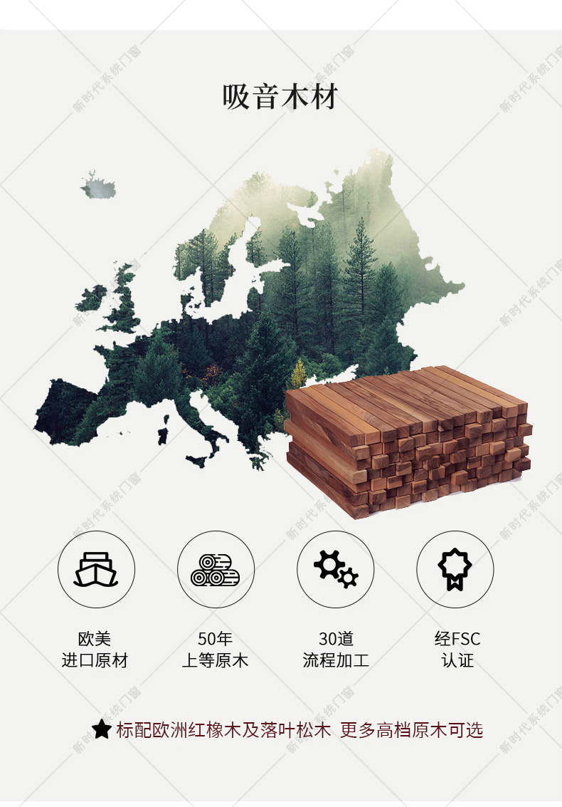 花园别墅铝包木阳光房露台烤漆钢结构夹胶玻璃金钢网防盗一体窗(图8)